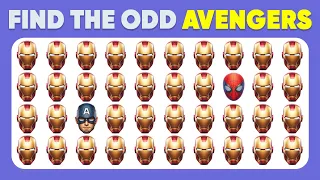 Find the ODD One Out - Avengers Edition 🦸‍♂️ 40 Levels Emoji Quiz | Easy, Medium, Hard