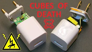 Dangerous USB phone chargers 9 (with high voltage test)