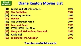 Diane Keaton Movies List