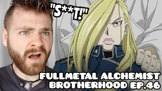 WAIT WHAT JUST HAPPENED??!! | FULLMETAL ALCHEMIST BROTHERHOOD EPISODE 46 | New Anime Fan! | REACTION