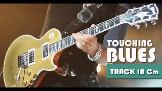 Touching Slow Minor Blues Guitar Backing Track Jam in Cm