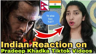 INDIAN Reaction on Pradeep Khadka Tiktok Videos| Crazzy Pikku