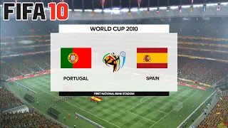 2010 FIFA World Cup South Africa (FIFA 10) - Portugal vs Spain - Gameplay PS3 HD [RPCS3]