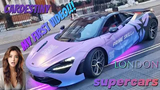 MY FIRST VIDEO!!! London supercars #car #first  #london