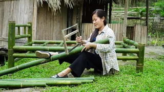 DIY a Sturdy Bamboo Bed, Do you Want to Sleep on it? / Off Grid Part 5