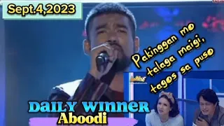 Said I Loved You,But I Lied/Aboodi/Daily winner/Sept.4,2023