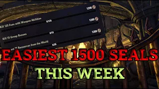 The EASIEST 1,200 Seals of Endeavor! GET THESE NOW! | The Elder Scrolls Online