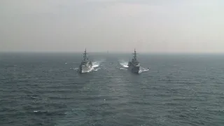 Multinational naval exercices take place off Pakistan coast