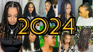 🔥💖 Hottest braids hairstyles for black women | Braids Hairstyles with curls | Braids Hairstyles