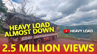 Part 1 -  Heavy load 12 wheel lorry driver struggles in hairpin bend |4K Video | Ashok Leyland