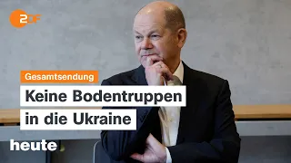 heute 19:00 Uhr vom 27.02.2024 Ukraine-Hilfe, RAF-Terroristin gefasst, Dürre vorbei (english)