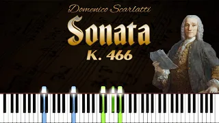 Sonata in F minor, K.466 - Domenico Scarlatti | Piano Tutorial | Synthesia | How to play