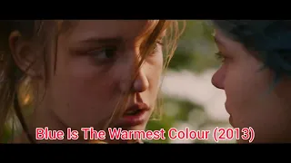 Blue is the warmest colour (2013) Lesbian Kissing | Movie Review / Plot explanation in Hindi