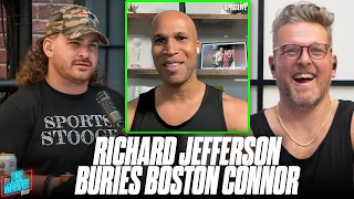 NBA Champion & Olympic Medalist Richard Jefferson Buries Boston Connor On The Pat McAfee Show