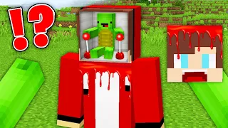 Mikey Build SECRET BASE Inside JJ's Head in Minecraft Challenge (Maizen Mizen Mazien) Parody