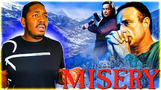 MISERY Movie Reaction *FIRST TIME WATCHING* | Kathy Bates Almost Had Me S#*T Myself!