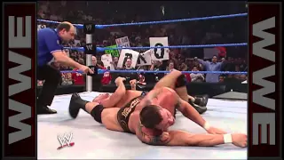 Kurt Angle breaks Randy Orton's ankle - SmackDown April 14, 2006