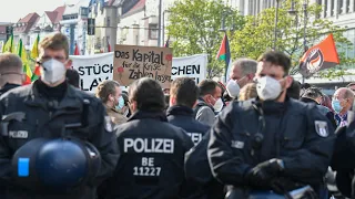 1.-Mai-Demos in Berlin zunächst "weitestgehend ruhig" | AFP