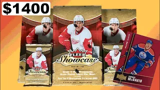 OFF THE DEEP END - Opening 3 Boxes of 2015-16 Fleer Showcase Hobby Hockey