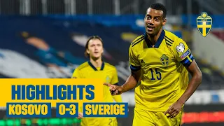 Highlights: Kosovo - Sverige | VM-kval | Augustinsson, Isak och Larsson gör mål!