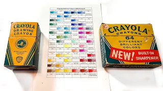 Crayola Retired True Colors Part 1: Swatches and Rare Colors