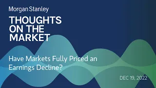 Mike Wilson: Have Markets Fully Priced an Earnings Decline?