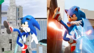 Modern Sonic V.S. Movie Sonic - All References and Easter Eggs