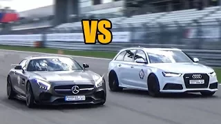 Audi RS6 vs Mercedes-Benz AMG GTS - DRAG RACE