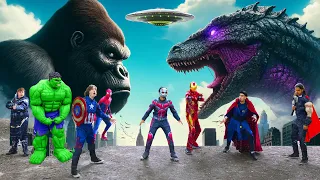 Avengers VS Godzilla x Kong VS Aliens VS Zombie Hulk!