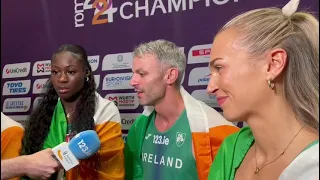 European gold medal for Ireland in the mixed 4x400m relay