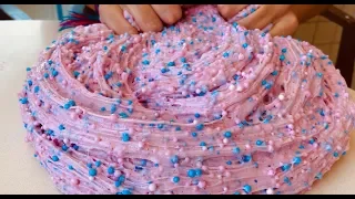 GLOSSY SLIME ! THICK SLIME ! FOAM SLIME ! GLITTER SLIME ! CRUNCHY SLIME !