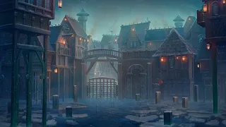 Dark Medieval Winter Music – Village of Winter Night | Spooky, Magical