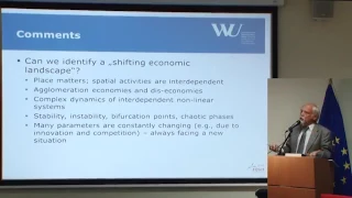Gunther Maier - EU Cohesion Policy and Europes Shifting Economic Landscape