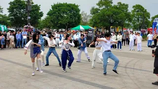 [STREET ARTIST] 4X4 STUDIO. FIRST YEOEUIDO BUSKING. 230513.