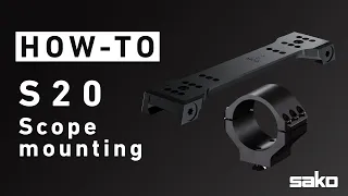 How-to: Sako S20 scope mounting tutorial