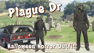 Plague Dr Halloween Horror Black Death Bird Outfit Tutorial GTA V ONLINE 2023