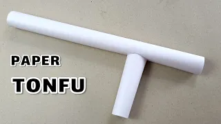 How to make TONFU out of A4 paper - DIY paper police baton