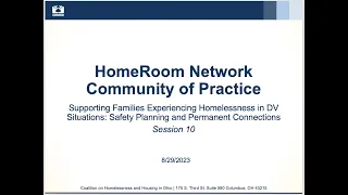Session 10: HomeRoom Network Community of Practice