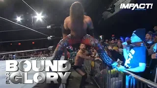 Johnny IMPACT Takes Out Austin Aries with INSANE Moonsault in Bound for Glory 2018 Main Event!