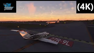 [HD] ATLANTA / ORLANDO (4K) (FULL FLIGHT) (NIGHT)- MICROSOFT FLIGHT SIMULATOR 2020 (CESSNA CJ4)