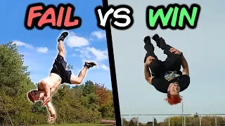 Best Wins VS Fails Compilation (Parkour, Funny)