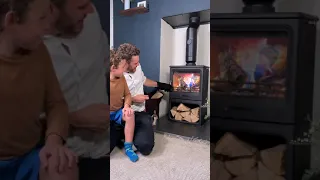 How to make your fire turn blue #Shorts