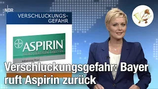 Verschluckungsgefahr: Bayer ruft Aspirin zurück [Postillon24]