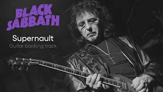 Black Sabbath - Supernaut (guitar backing track)