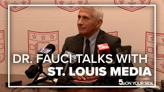 Raw video: News conference with Dr. Anthony Fauci ahead of WashU School of Medicine graduation