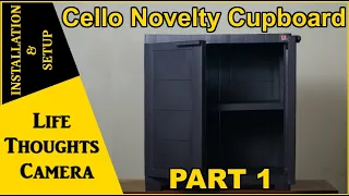 Cello Novelty Plastic Cupboard [Unboxing & First Impression] Part 1 - Ep 211 | Life Thoughts Camera