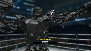 Real Steel World Robot Boxing-Zeus destroys:Metro,Ambush,Noisy Boy,Midas,Twin Cities,Atom