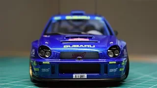 Building a Scale Model: Tamiya Subaru WRC 2001