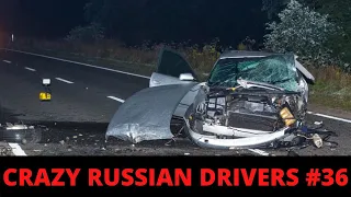 RUSSIAN DASHCAM- Crazy Drivers Car Crash Compilation #36