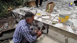 Turkey Fayans Ustalarından Kendilerine Has Seramik Döşeme İşçiliği! / How to lay tiles
